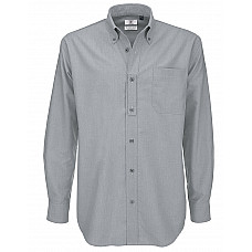 Silver Moon Men's Oxford Long Sleeve Shirt