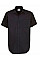 Black Men's Sharp Short Sleeve Shirt