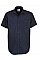 Navy Men's Sharp Short Sleeve Shirt