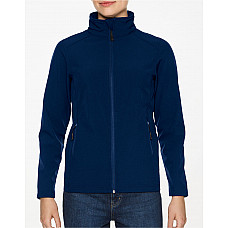 Navy Blue Ladies' Softshell Jacket