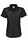 Black Women's Oxford Short Sleeve Shirt