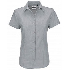 Silver Moon Women's Oxford Short Sleeve Shirt