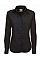 Black Women's Sharp Twill Long Sleeve Shirt