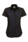 Dark Grey Women's Sharp Short Sleeve Twill Shirt