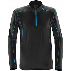 Black/Electric Blue Men's Pulse Fleece Pullover