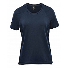 Navy Women's Pure Earth Tundra Performance Short Sleeve Tee