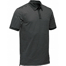 Black/Grey Heather Men's Railtown Polo