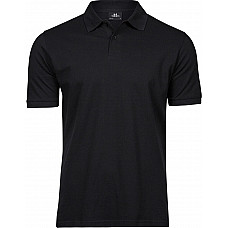 Black Men's Heavy Polo