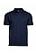 Navy Men's Luxury Stretch V-Neck Polo