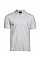 White Men's Luxury Stretch V-Neck Polo