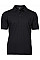 Black Men's Luxury Stretch Polo