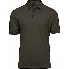 Dark Olive Men's Luxury Stretch Polo