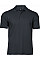 Dark Grey Men's Luxury Stretch Polo