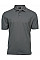 Powder Grey Men's Luxury Stretch Polo