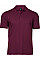 Wine Men's Luxury Stretch Polo