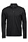 Black Men's Fashion Long Sleeve Luxury Stretch Polo