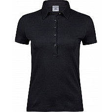 Black Ladies' Pima Cotton Polo