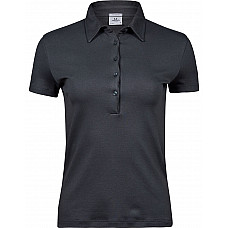 Dark Grey Ladies' Pima Cotton Polo