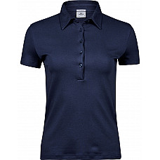 Navy Ladies' Pima Cotton Polo