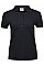 Black Ladies' Luxury Stretch Polo