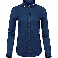 Indigo Ladies' Casual Twill Shirt