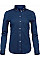 Indigo Ladies' Casual Twill Shirt