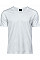 White Men's Luxury V-Neck Tee