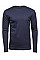 Navy Men's Long Sleeve Interlock Tee