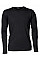 Black Men's Long Sleeve Interlock Tee