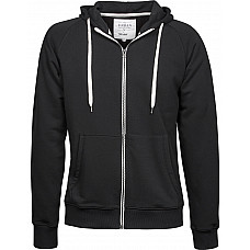 Black Men's Urban Zip Hoodie