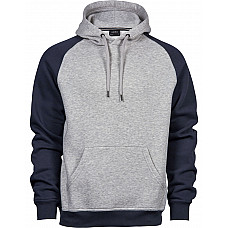 Heather Navy Men's Two-Tone Hooded Sweatshirt