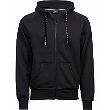 Black Men's Fashion Full Zip Hood