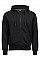 Black Men's Fashion Full Zip Hood