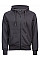 Dark Grey Men's Fashion Full Zip Hood