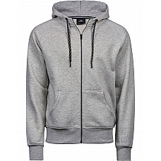 Heather Grey Men's Fashion Full Zip Hood