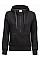 Black Ladies' Fashion Full Zip Hood