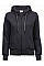 Dark Grey Ladies' Fashion Full Zip Hood