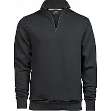 Dark Grey Half Zip Sweatshirt