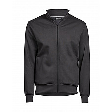 Dark Grey Men's Full Zip Sweatshirt