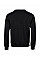 Black Ribbed Interlock Crewneck