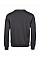 Dark Grey Ribbed Interlock Crewneck