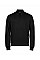 Black  Ribbed Interlock Half Zip