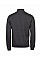 Dark Grey  Ribbed Interlock Half Zip