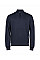 Navy  Ribbed Interlock Half Zip