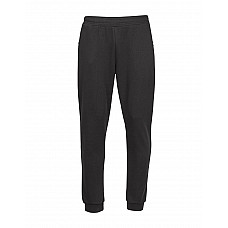 Black Ribbed Interlock Pants