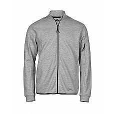 Heather Grey  Athletic Full Zip Cardigan