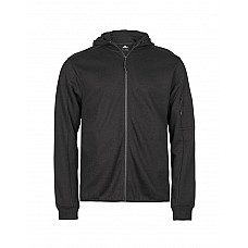 Black Athletic Full Zip Sweat