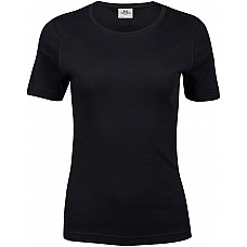 Black Ladies' Interlock Tee