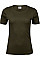 Dark Olive Ladies' Interlock Tee