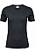 Dark Grey Ladies' Interlock Tee